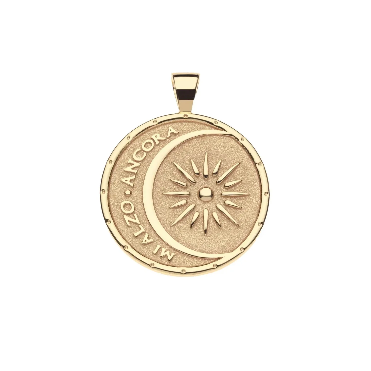 Strong Original Pendant Coin Mi Alzo Ancora 18