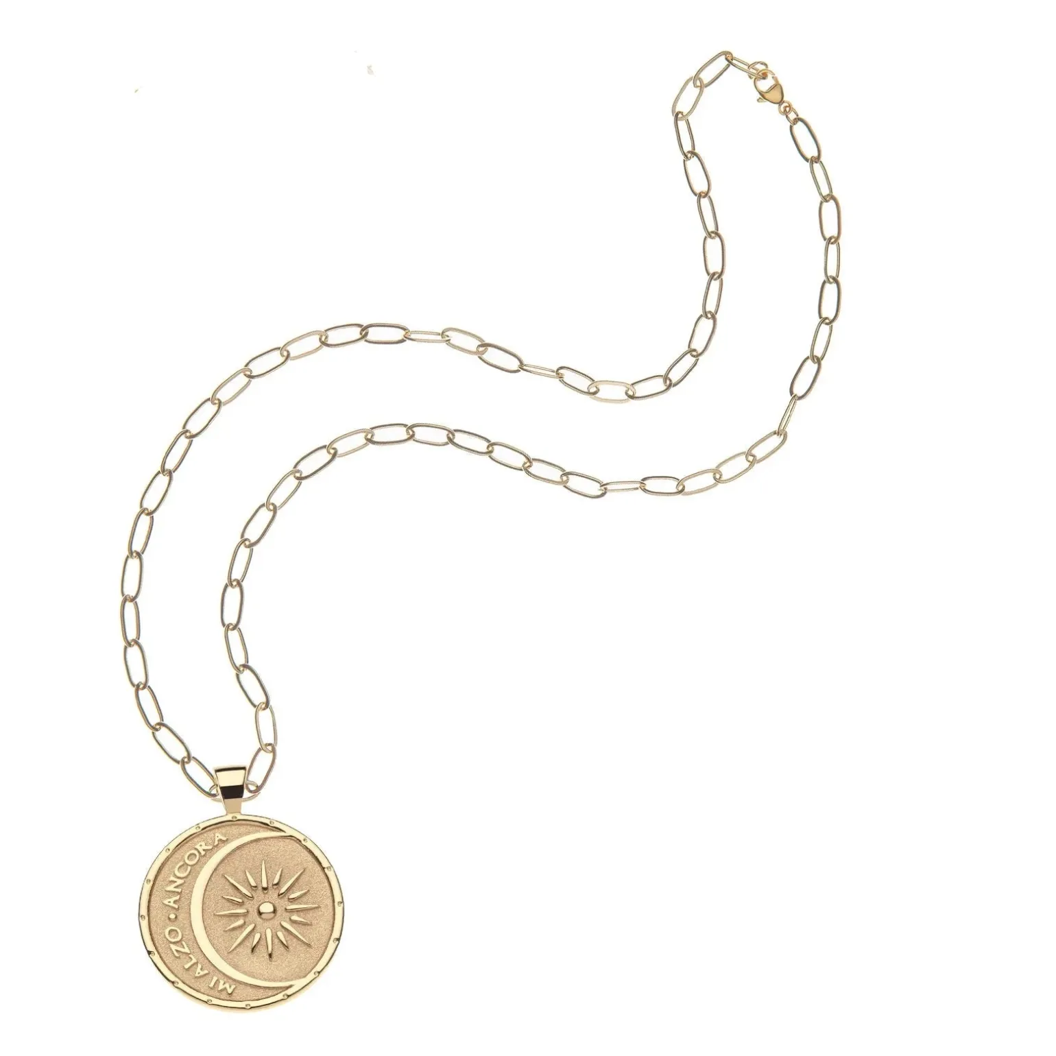 Strong Original Pendant Coin Mi Alzo Ancora 18