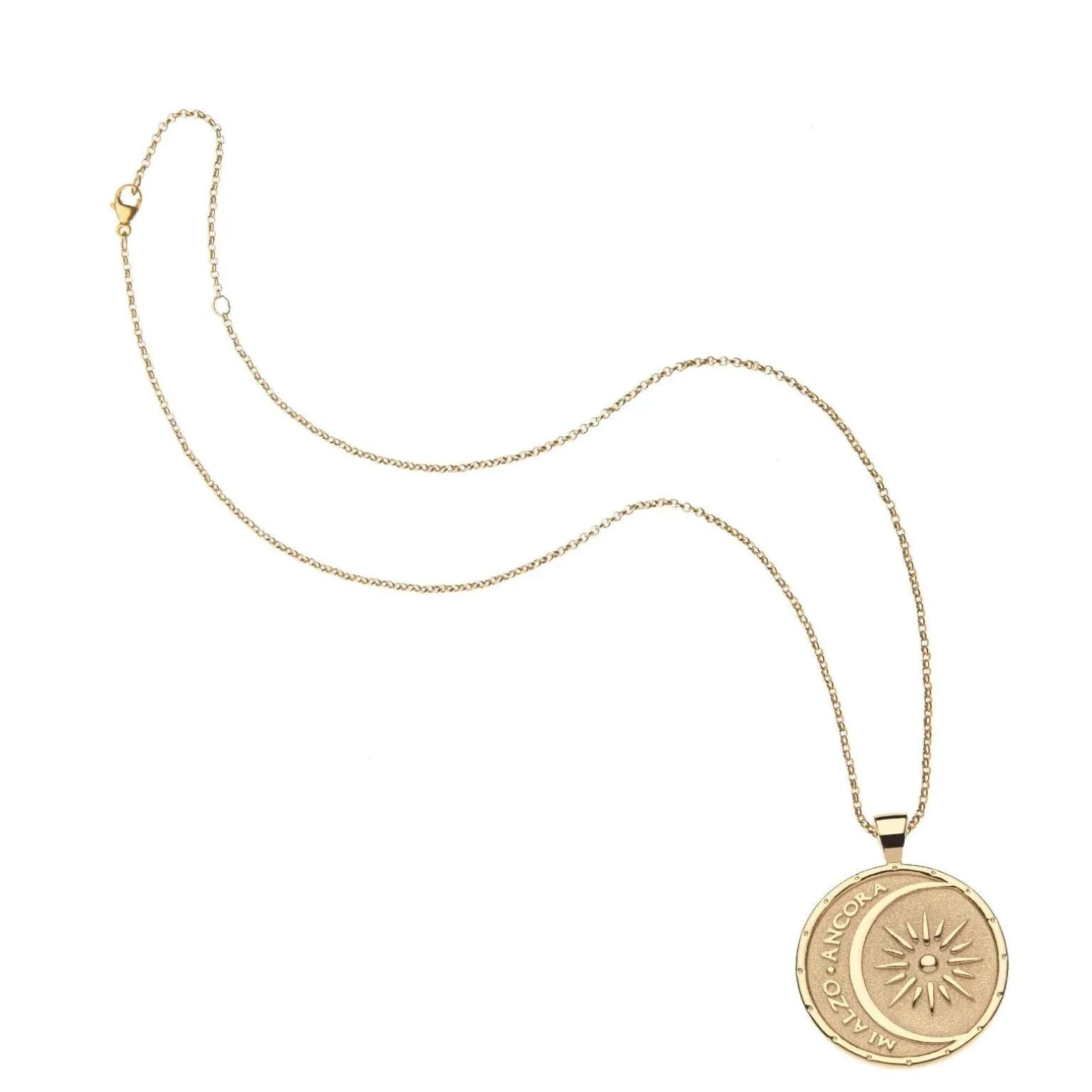 Strong Original Pendant Coin Mi Alzo Ancora 16-18