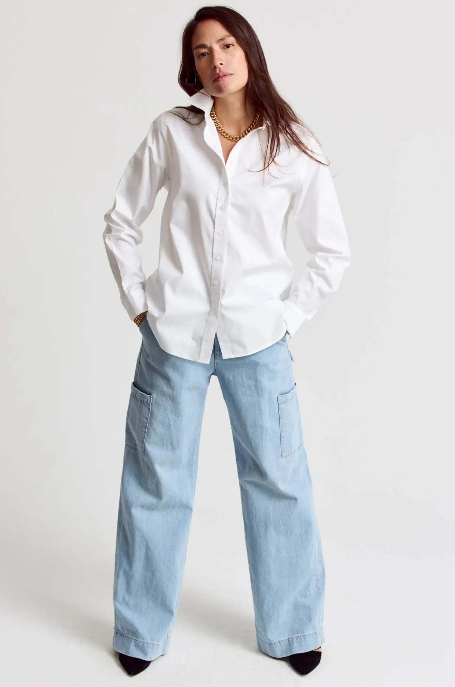 The Boyfriend Shirt White
