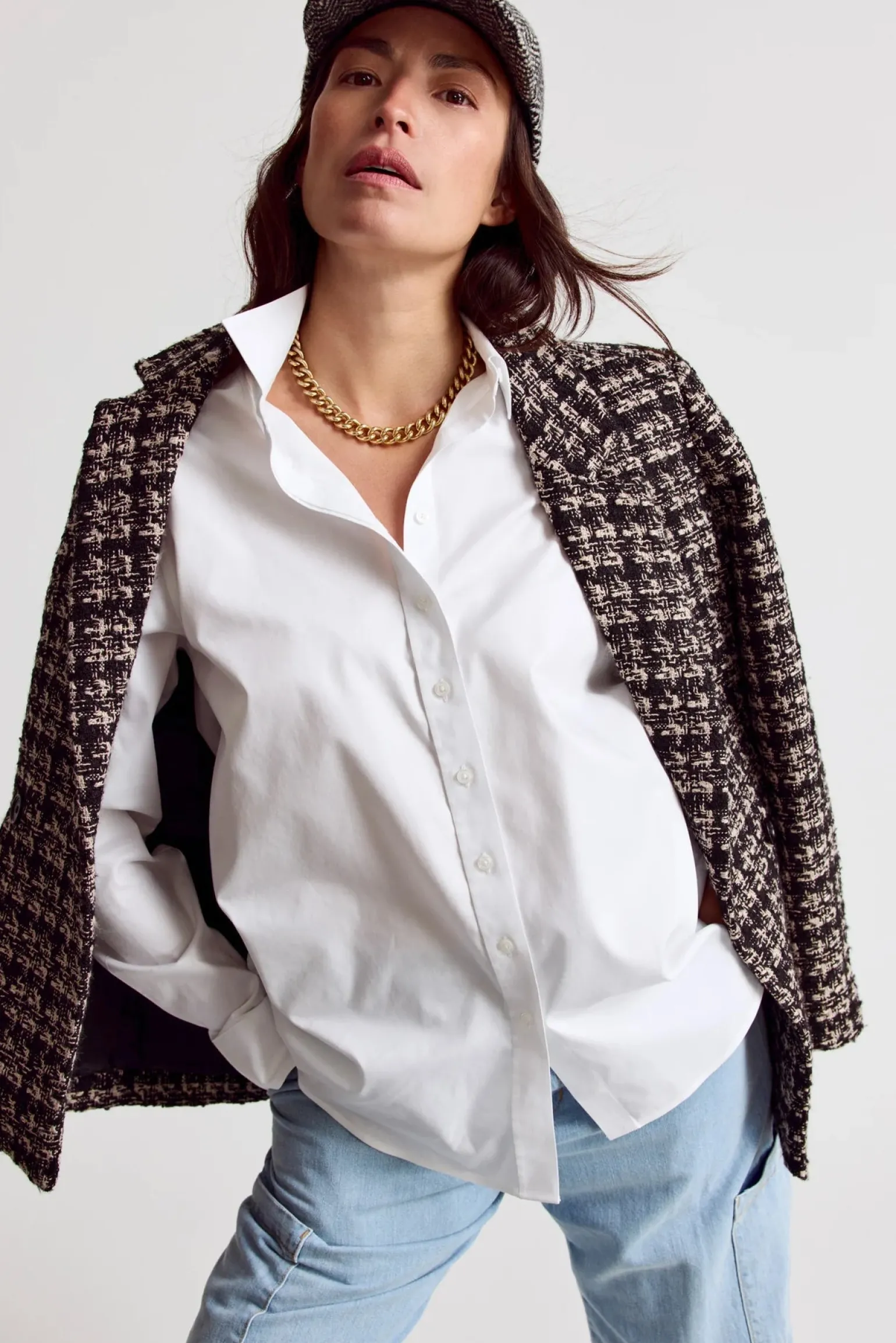 The Boyfriend Shirt White