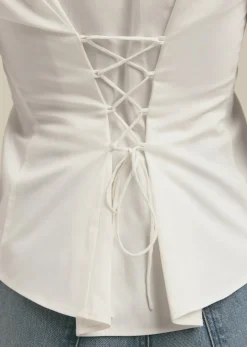 The Don't Waste Time Top Bright White