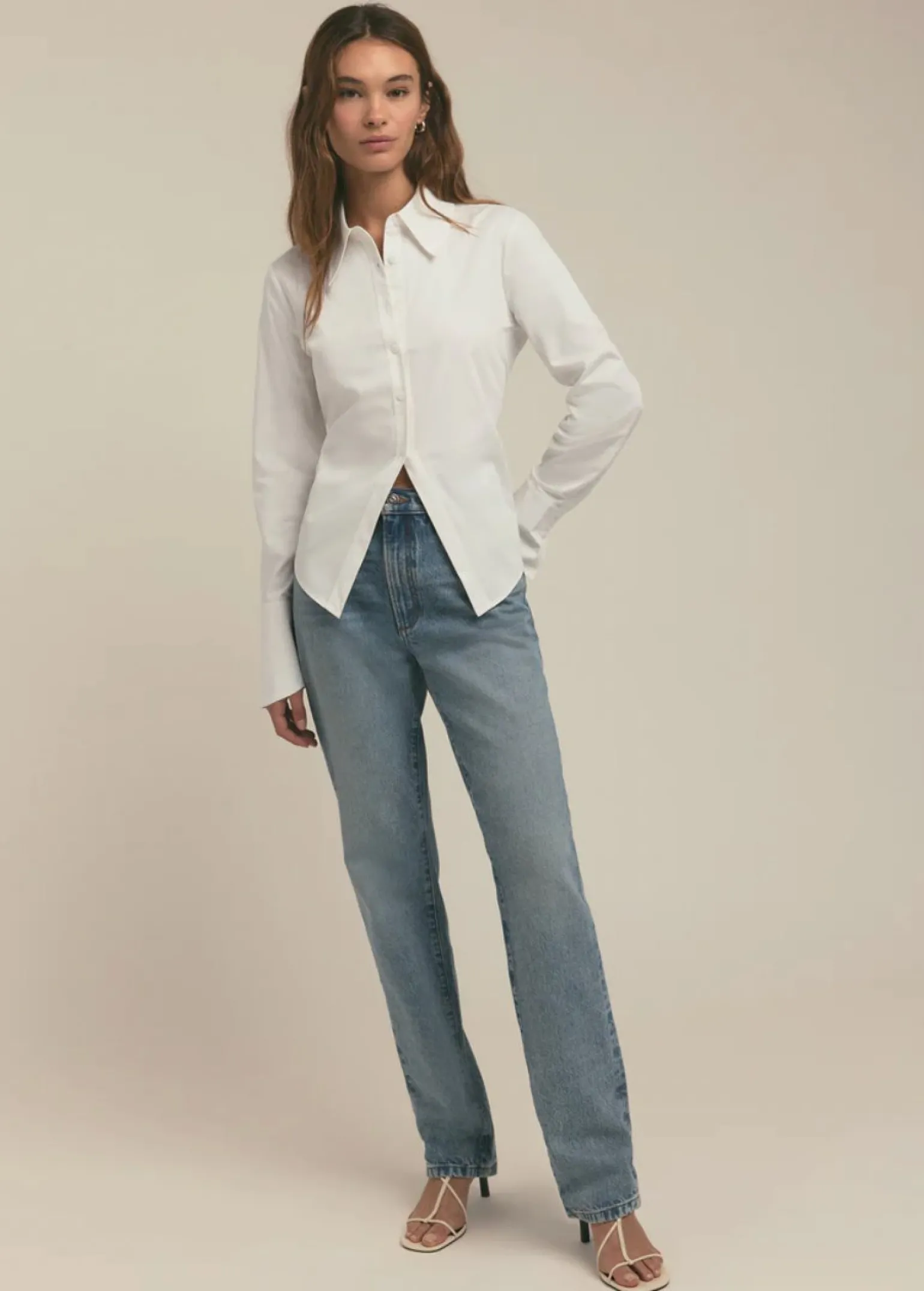 The Don't Waste Time Top Bright White