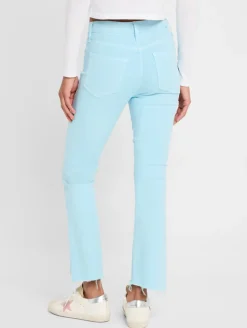 The Insider Crop Step Fray Chalk It Up Blue Glow