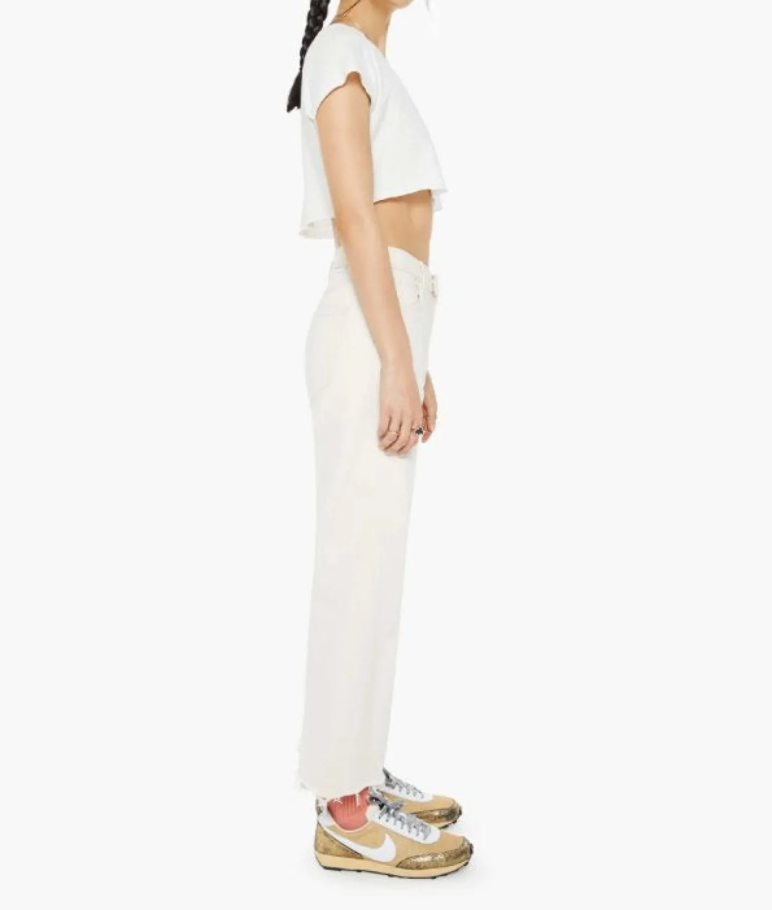 The Mid Rise Maven Ankle Fray Act Natural