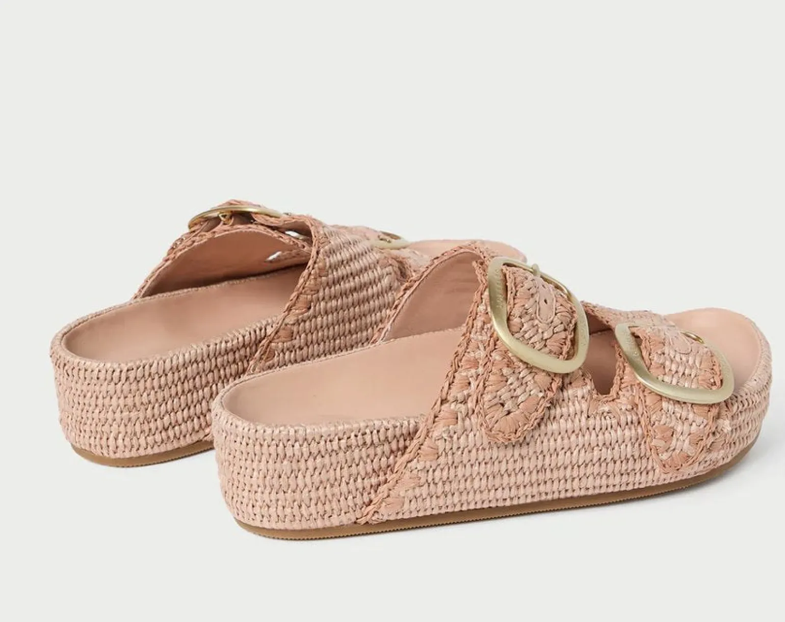 Theo Two Band Sandal Blush