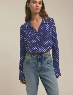The Parker Top Venetian Ditsy Dot