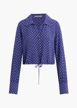 The Parker Top Venetian Ditsy Dot