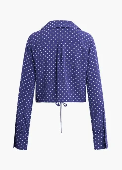 The Parker Top Venetian Ditsy Dot