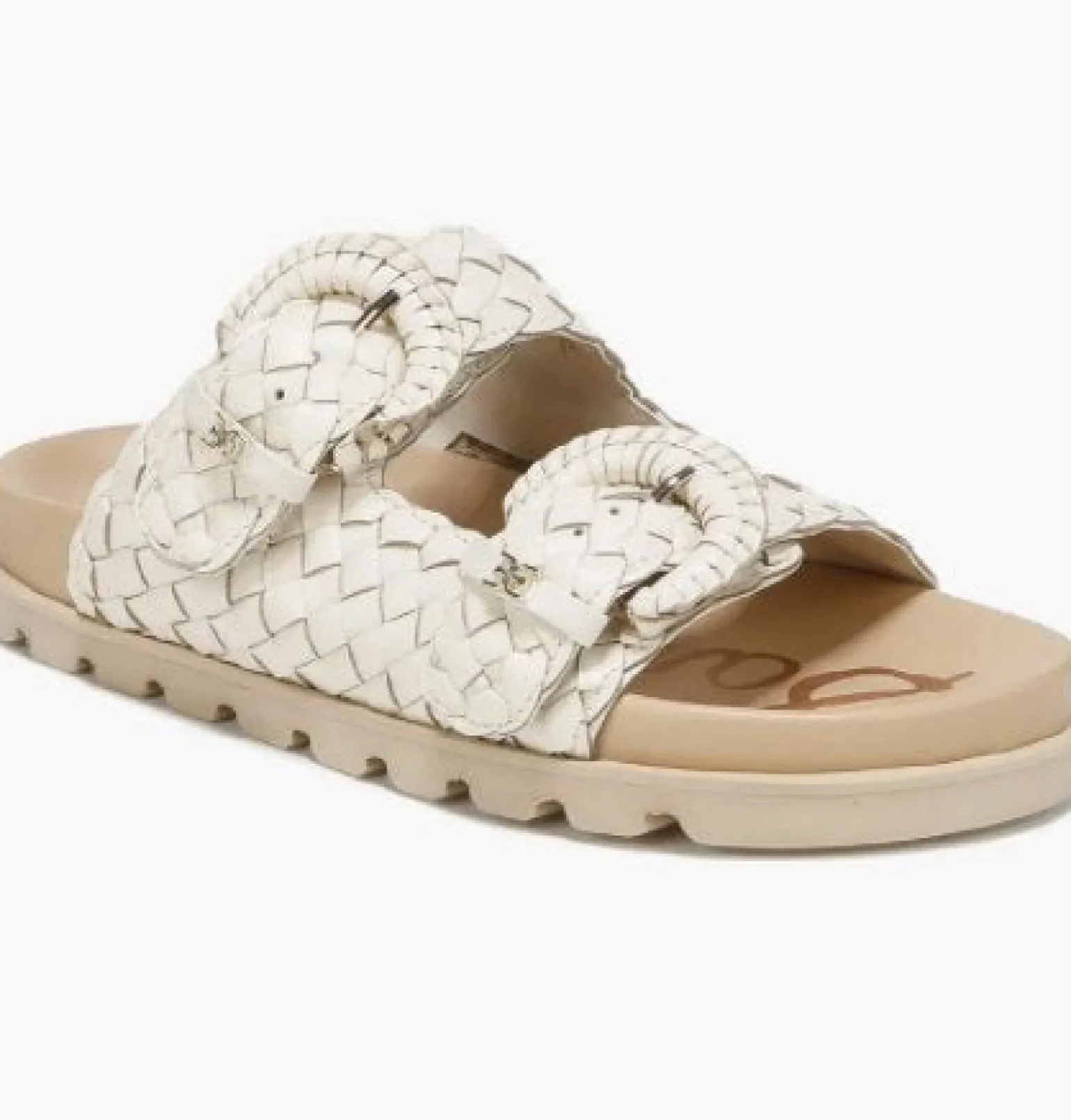 Tiffanie Slide Footbed Sandal Modern Ivory Leather