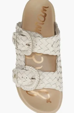 Tiffanie Slide Footbed Sandal Modern Ivory Leather