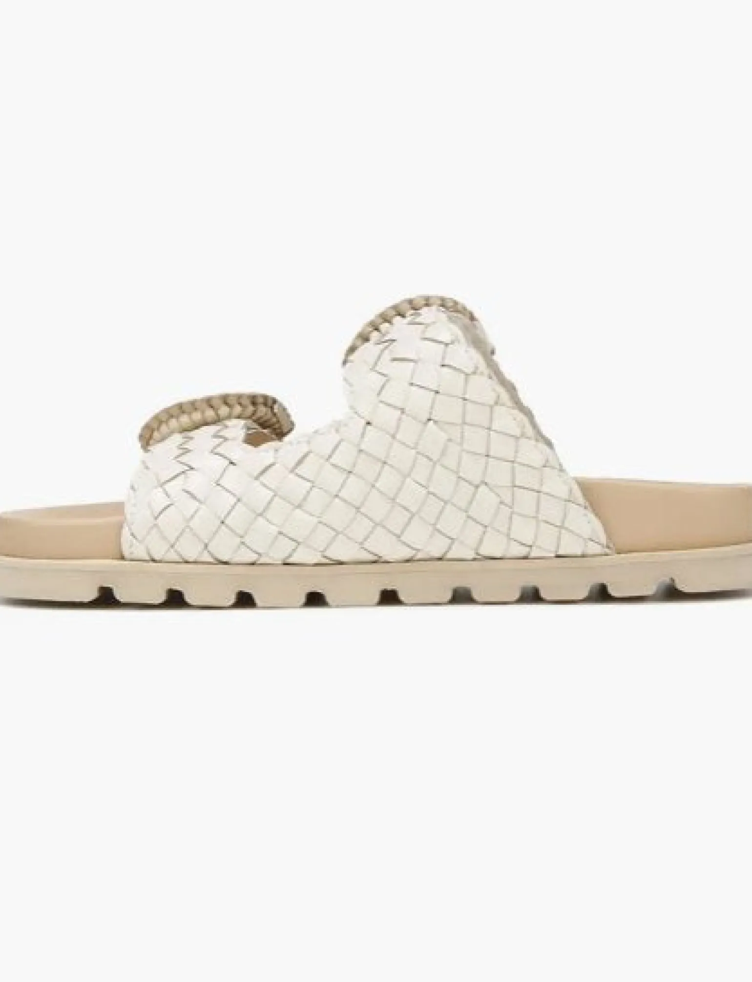 Tiffanie Slide Footbed Sandal Modern Ivory Leather