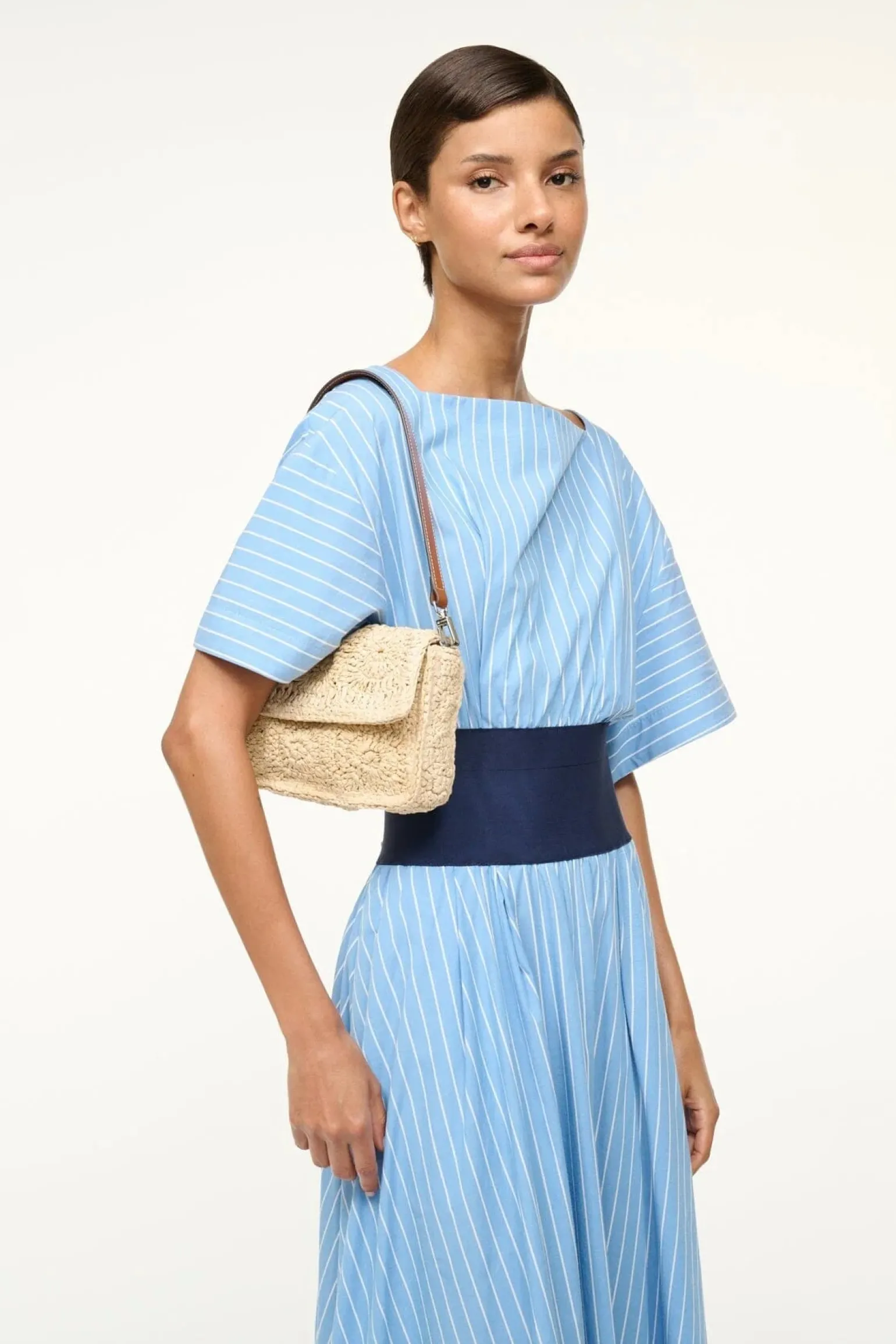 Timmy Crochet Shoulder Bag Natural