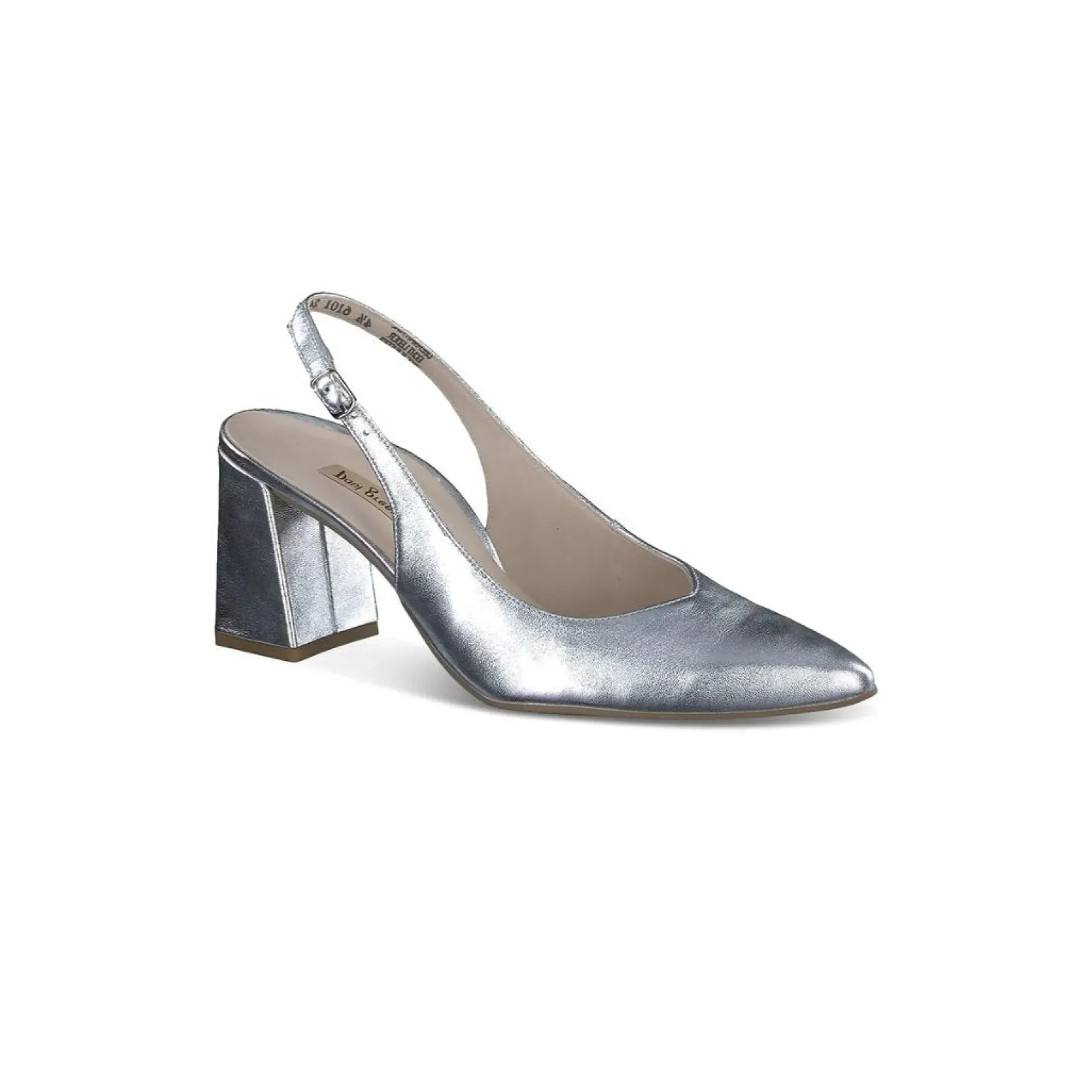 Toluca Sling Pumps Metallic