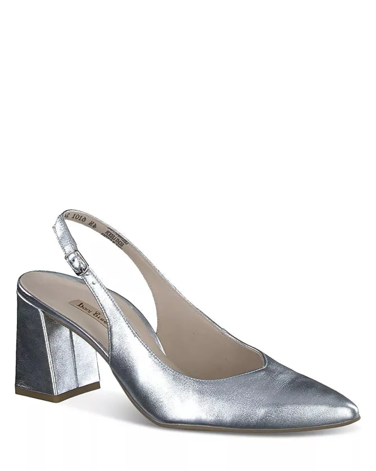 Toluca Sling Pumps Metallic