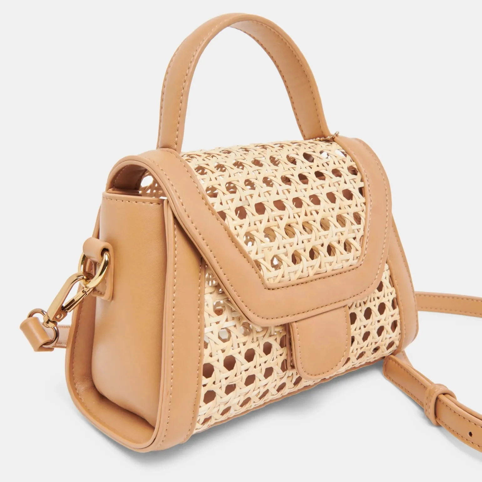 Tropez Crossbody Camel Natural Cane