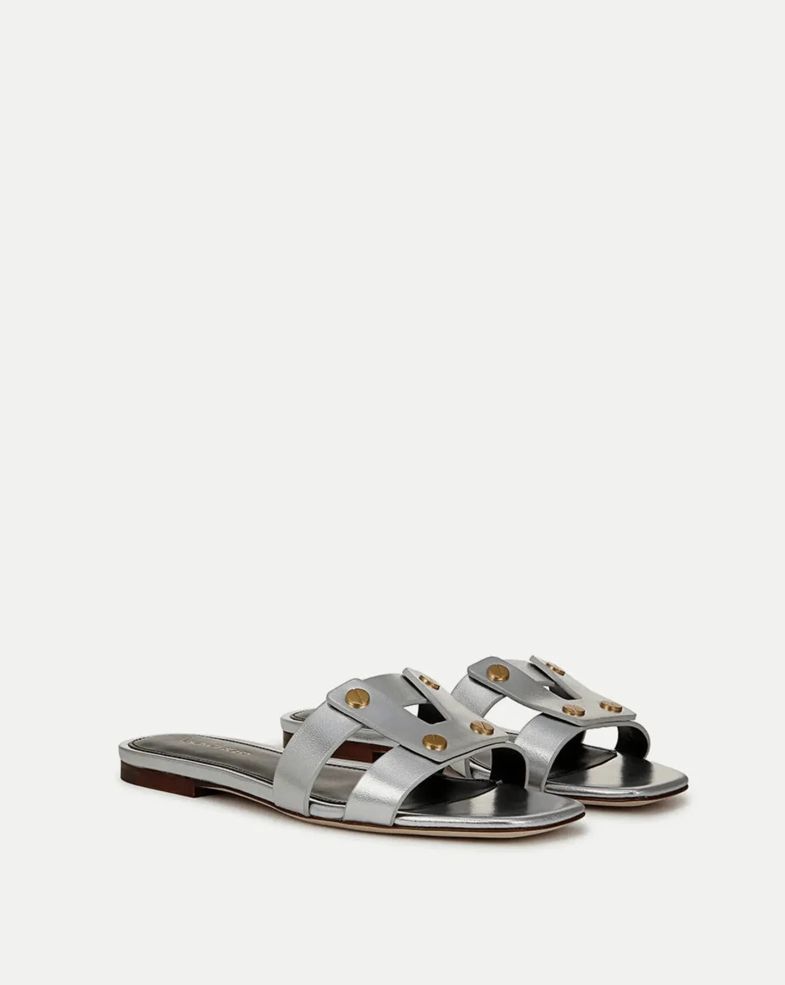 Via Slide Sandal Silver
