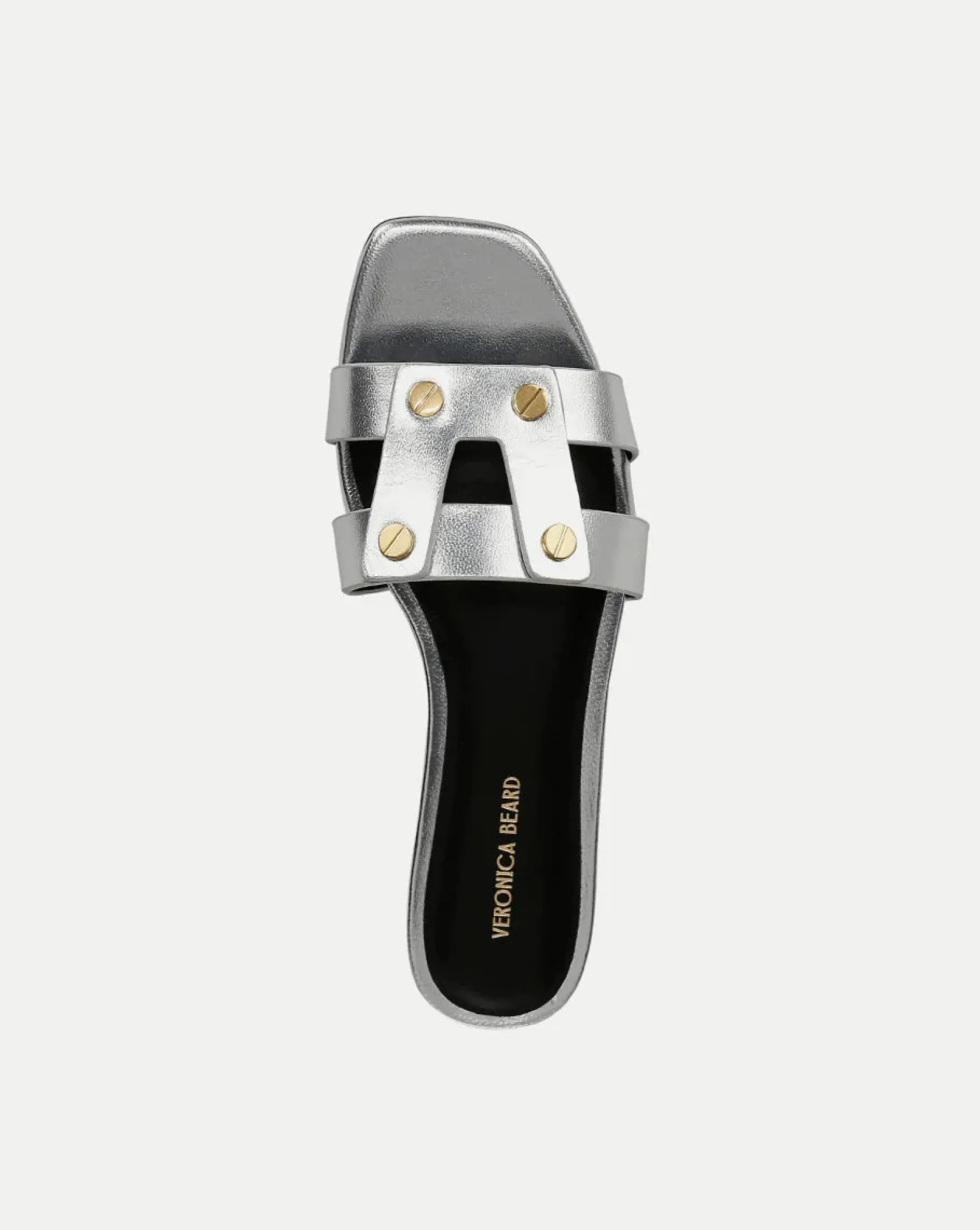 Via Slide Sandal Silver