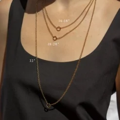 Vienna Charm Necklace 32 in