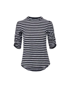 Waldorf Tee Navy/White
