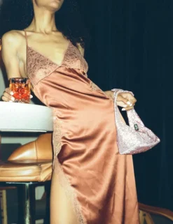 Waverly Mesh Bag Pink