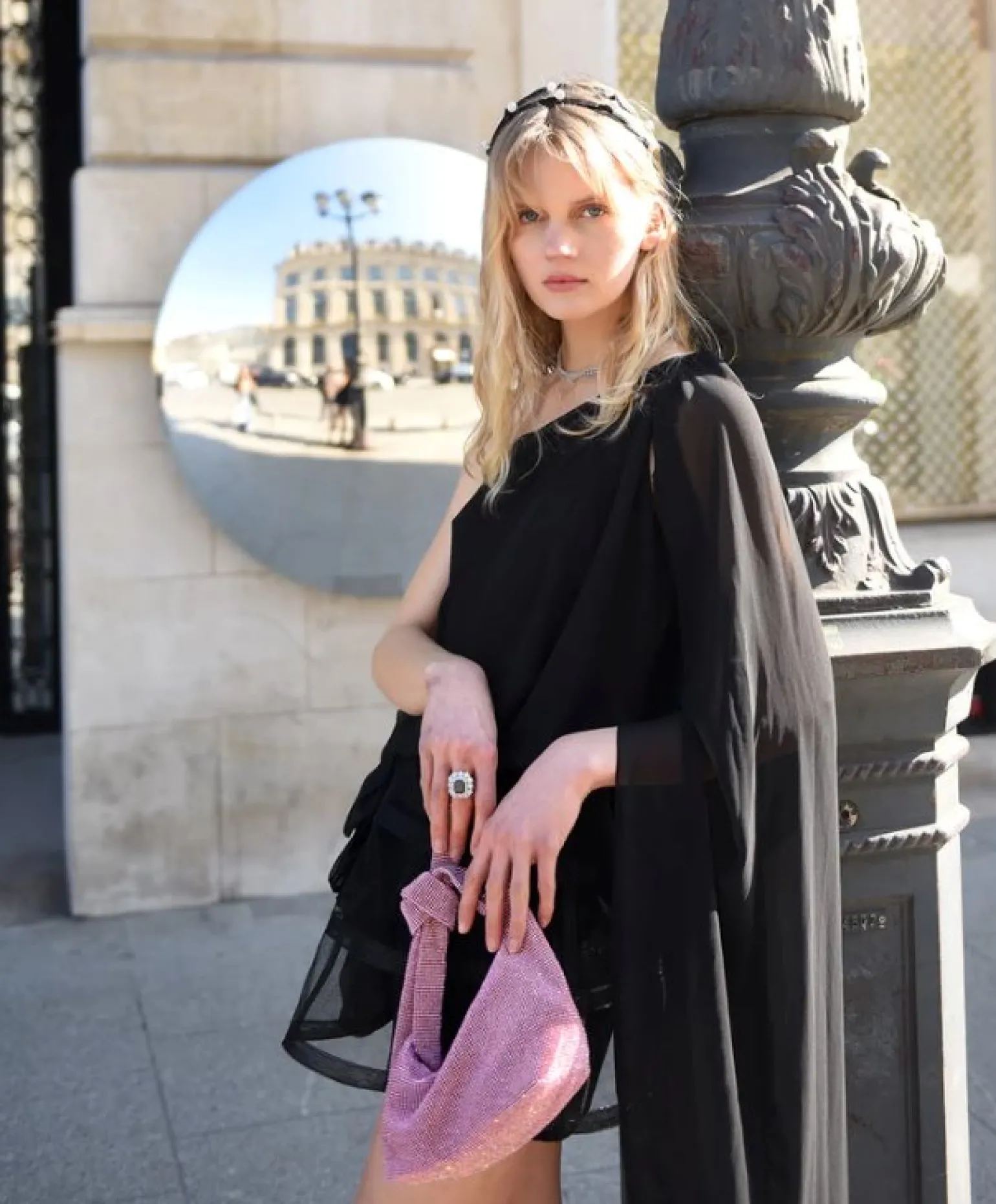 Waverly Mesh Bag Pink
